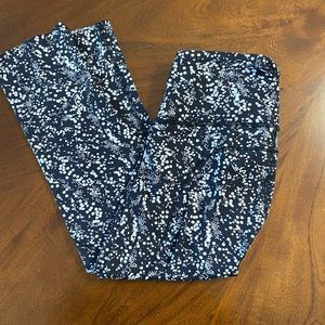 lululemon printed Fast and Free crop 21” leggings